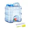 Portable Container with Faucet Camping Equipment Outdoor Water Bucket for Hiking