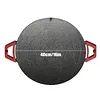 Smokeless Electric BBQ Grill Baking Trays with Handles Removable Grilling Plate 12/14/16in Round Nonstick Cooking Griddle Pan for Steaks Burgers Pancakes
