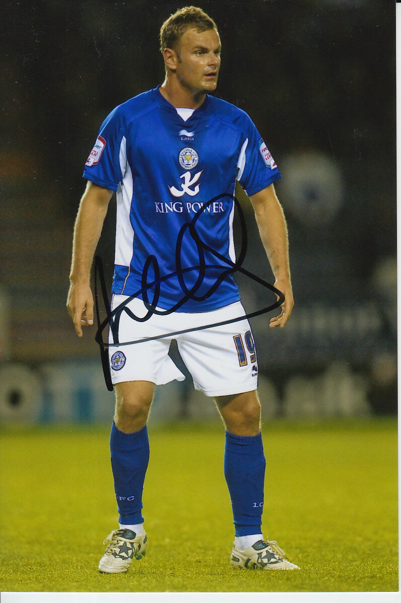 LEICESTER CITY HAND SIGNED RICHIE WELLENS 6X4 Photo Poster painting 12.