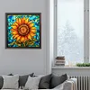 Diamond Painting-DIY Full Round Drill Stained Glass Sunflower