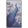 5D DIY Animal Peacock Embroidery Diamond Painting Rhinestones Cross Stitch
