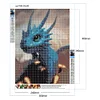 Diamond Painting -DIY Round Drill Pterosaur