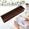 (US Only)Wooden Bobbin Set with Animal Shapes for DIY Sewing Storage Tool (Dog)