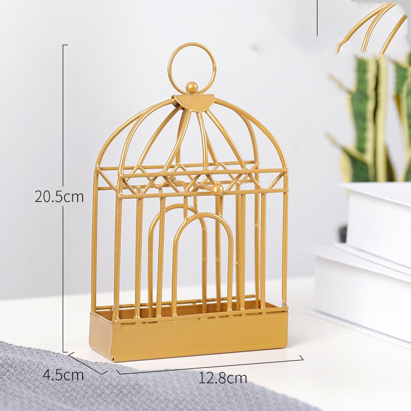 Creative Birdcage Shape Mosquito Coil Holder Nordic Iron Mosquito Repellent Incense Burner For Indoor Home Bedroom Hotel Decor