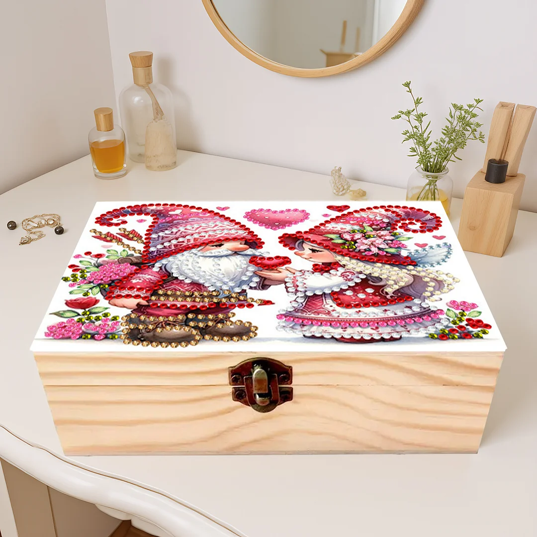 Goblin Love DIY Wooden 5D Diamond Art Diamond Art Storage Box for Adults Gifts
