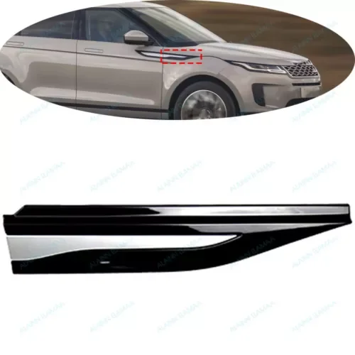 Dronehint Silver Right Front Fender Grille Cover Trim r For Range Rover Evoque 2020-2023 (For: Land Rover) Parts