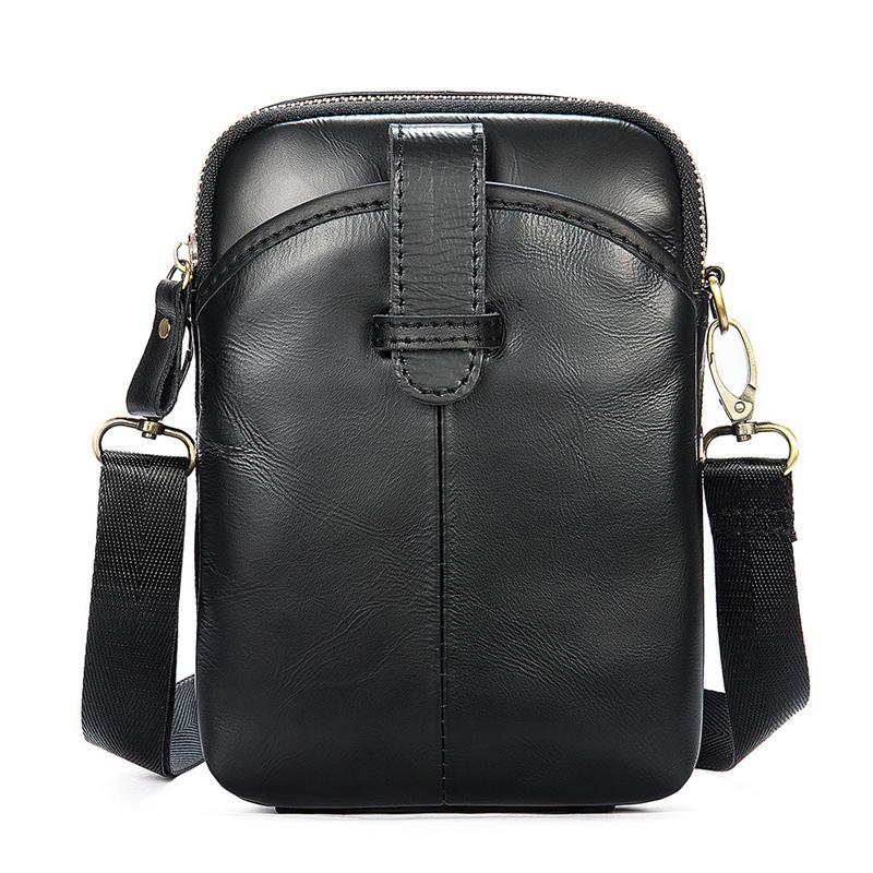 Casual Leather Retro Style Crossbody Bag Men's Shoulder Bag