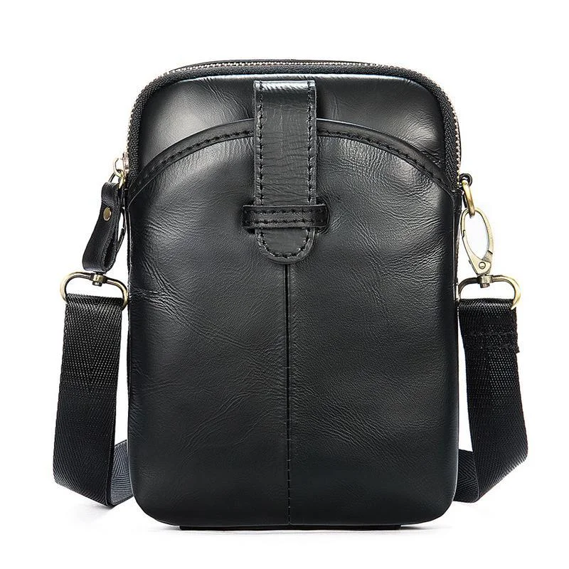 Casual Leather Retro Style Crossbody Bag Men's Shoulder Bag