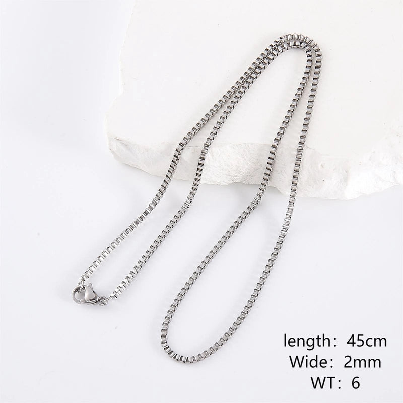 Casual Vintage Style Classic Style Geometric 304 Stainless Steel Unisex Necklace