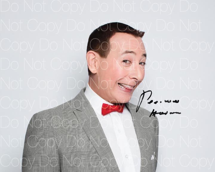 PeeWee Herman signed Playhouse 8X10 print Photo Poster painting picture poster autograph RP