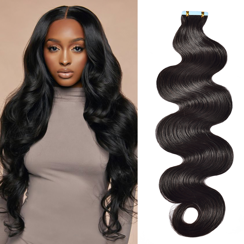 12A Body Wave Tape in Hair Extension Real Virgin Human Hair 2Pack 40pcs/100g