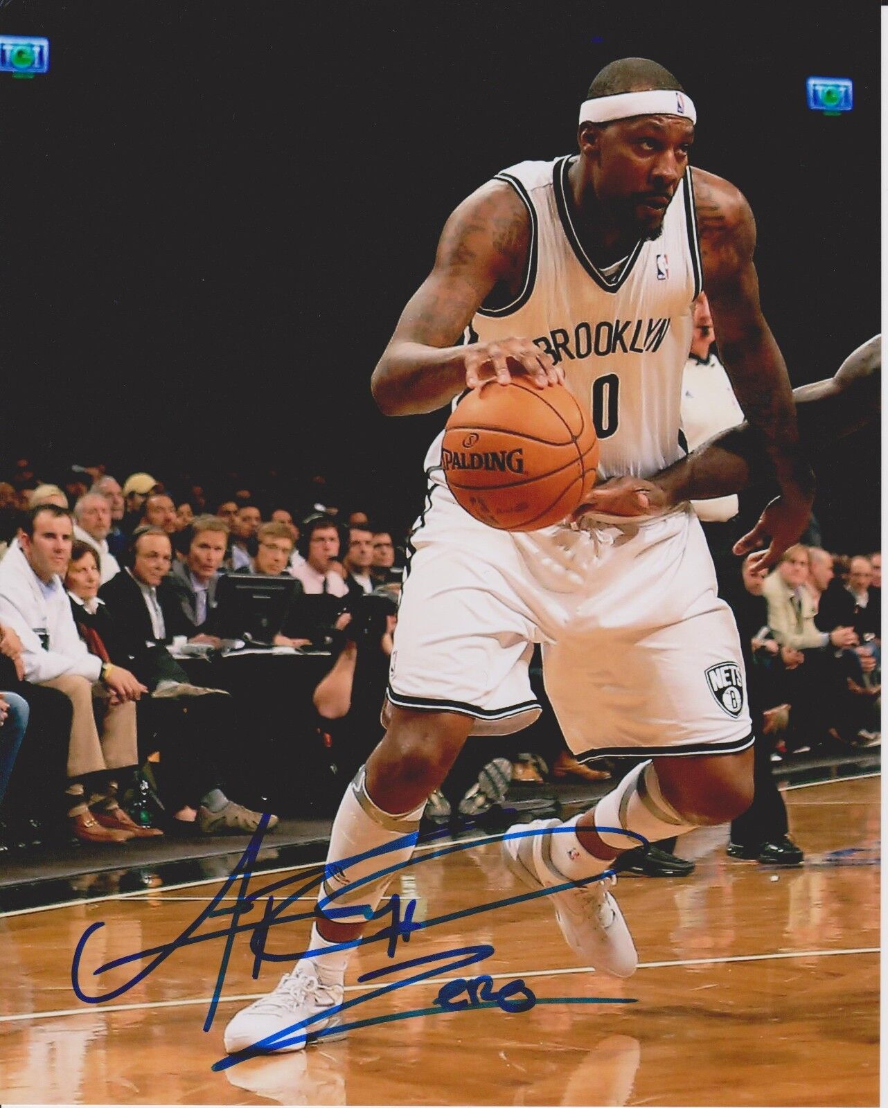 ANDRAY BLATCHE signed BROOKLYN NETS 8x10 Photo Poster painting