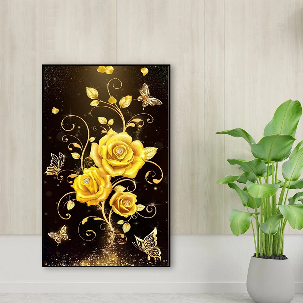 Diamond Painting - Full Round Drill - Rose(Canvas|40*60cm)