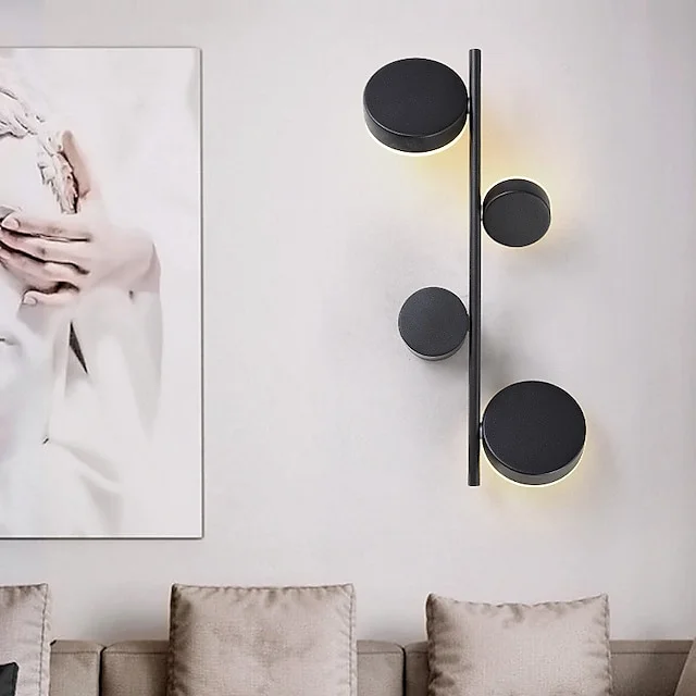 LED Wall Sconce Lamp Dimmable RotatableI ndoor Minimalist Linear Strip Wall Mount Light Long Home Decor Lighting Fixture. Indoor Wall Wash Lights for Living Room Bedroom