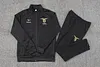 2023/2024 Lazio Long Zipped Jacket Black Football Shirt 1:1 Thai Quality Set