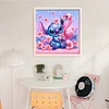 Stitch And The Flamingos-11CT Stamped Cross Stitch 40*40cm/15.75*15.75in