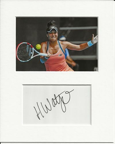 Heather Watson tennis signed genuine authentic autograph signature and Photo Poster painting COA