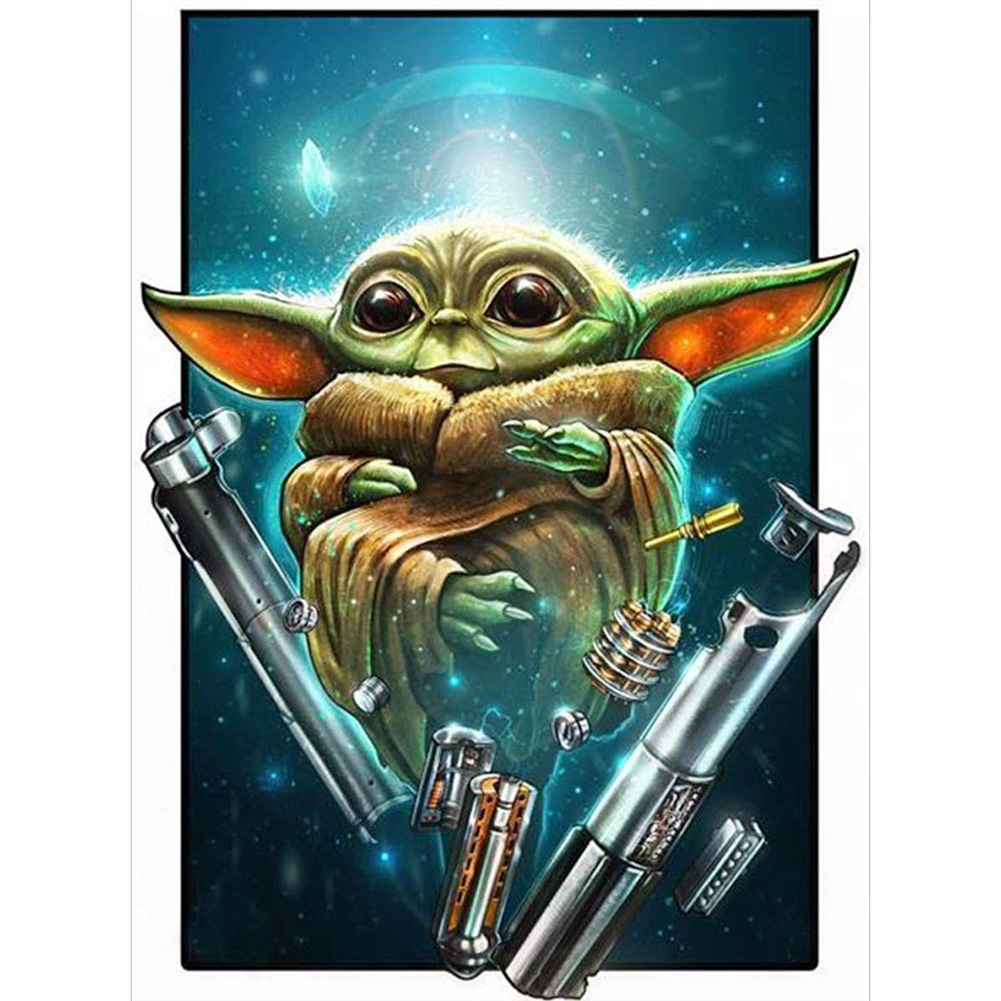 Diamond Painting - Full Round - Yoda