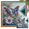 (Multi-Style) Flower Animal-18CT Stamped Cross Stitch  30*30cm/11.81*11.81in