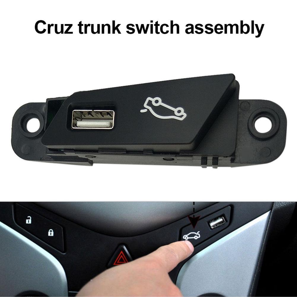 Car Trunk Open/Close Button Switch Assembly w/ USB Port