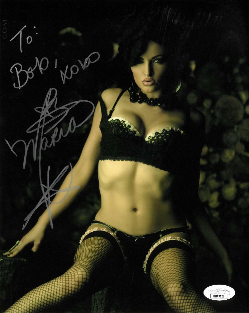 Maria Kanellis Signed Sexy Authentic Autographed 8x10 Photo Poster painting JSA #MM43128