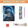 Jesus Full DIY 5D Square Drill Diamond Painting Gem Art Kits for Adults/Beginners Gift Idea Home Wall Decor Diamond Dots Paintings Picture Arts Craft 17.72x21.65In (ZQA6867)