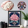 Diamond Painting-DIY Sparkling Special Shaped Pearl Drill Pink Roses(30x40cm)