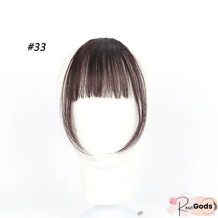 Air Bangs Wig Piece Thin Translucent