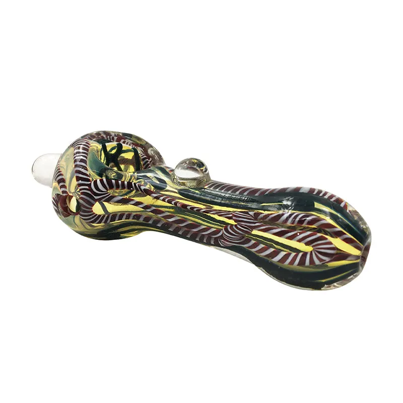 Smoking Colored Glass Smoking Tobacco Hand Heady Spoon