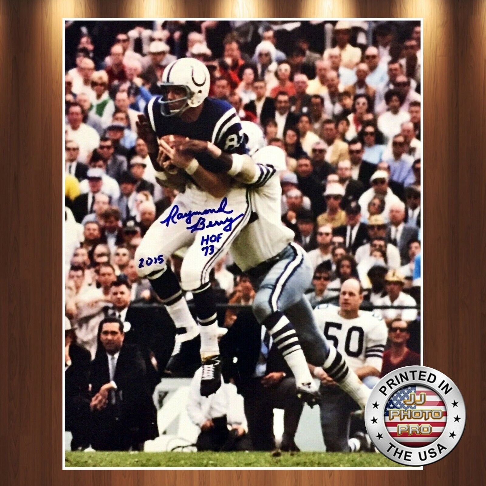 Raymond Berry Autographed Signed 8x10 Photo Poster painting (HOF Colts) REPRINT