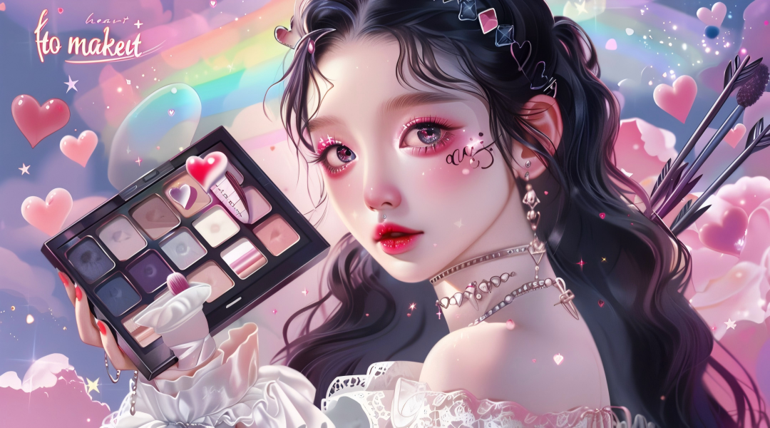  Eye-area makeup
