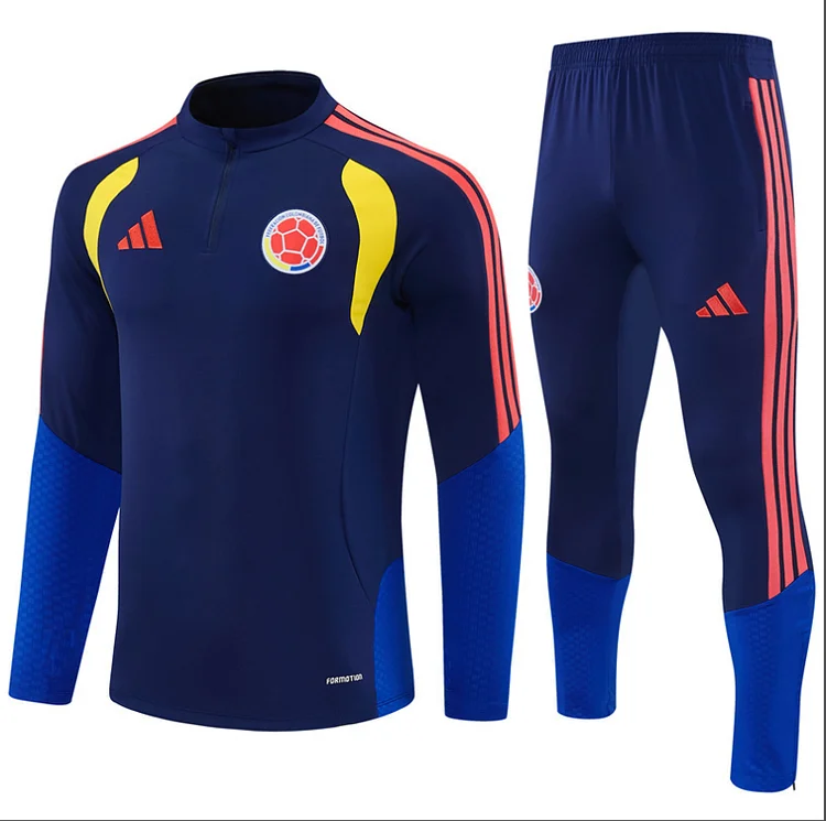 2627 Columbia Long-Sleeve Half-Length Training Suit for Children