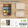 (US Only)Four Seasons Tree Wooden DIY Diamond Painting Tray Kit Serving Platter Decor