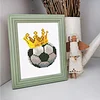12pcs Football 5D DIY Square Drill Diamond Painting Kits for Adults Beginners Home Decor Diamonds Paintings Gem Art 5.91x7.09in