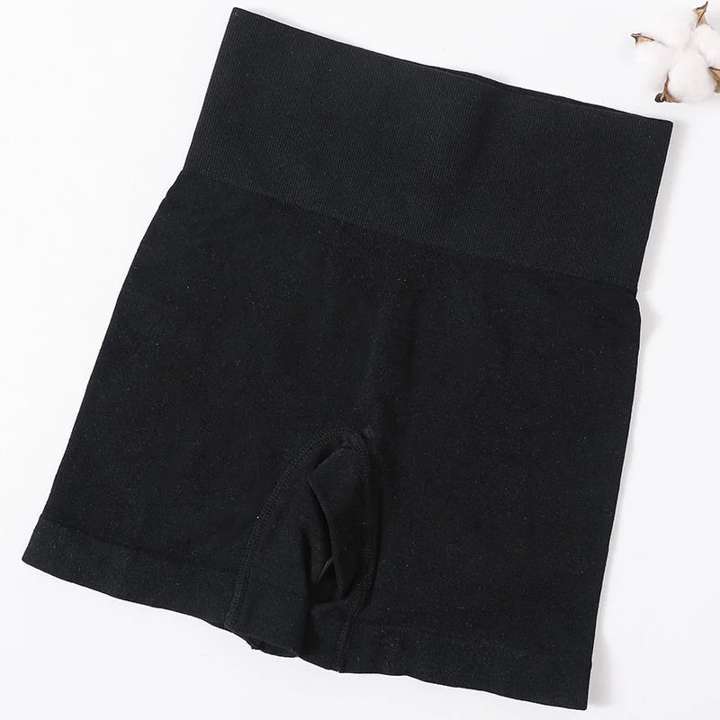 High Waist Shorts Women Hip Push Up Shorts Summer Safety Short Pants Seamless Boxer Panty Female Tummy Control Fitness Underwear