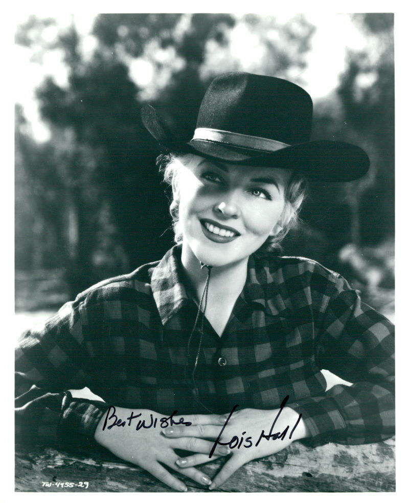 Lois Hall signed 8x10 Photo Poster painting COA