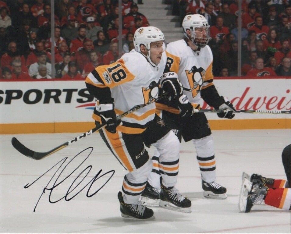 Pittsburgh Penguins Frank Corrado Signed Autographed 8x10 NHL Photo Poster painting COA