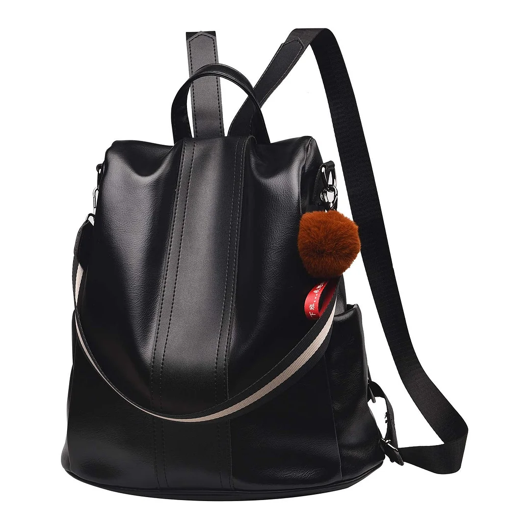 Women Backpack Purse PU Leather Anti-theft Backpack Casual Satchel Shoulder Bag for Girls