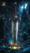 1/6 Scale Frostmourne Greatsword with LED - World of Warcraft Resin Statue - YiChao Studio