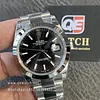 Rolex Datejust 41 m126300-0011 Stainless Steel on Oyster with Black Dial and Smooth Bezel Super Clone