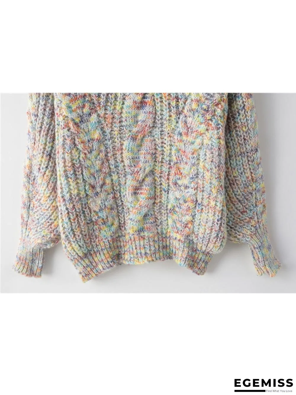 Casual Plus Size Cowl Neck Sweater Pullover | EGEMISS