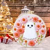【Limited Stock Sale】Retro Flower Ghost-DIY Embroidery Kit with Pattern Cotton Threads Needles Hoop 25*25cm/9.84*9.84in tapestrymarket