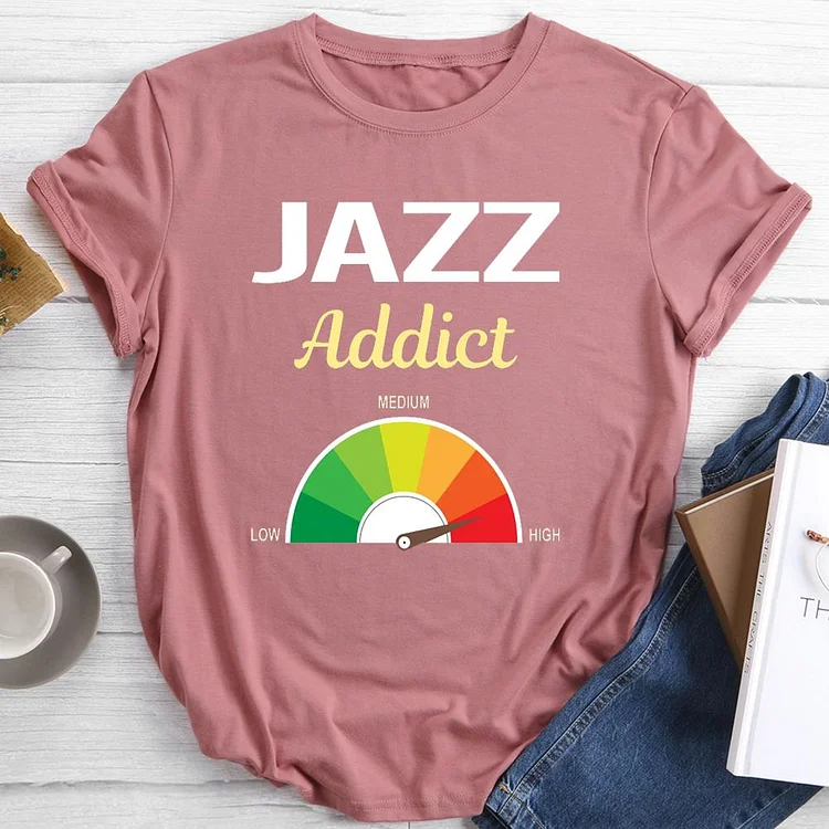 Addict Jazz Round Neck T-shirt