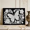 uk.everydayedeals DIY Pearl Painting With Frame - Handmade Self-Adhesive Pearls - Butterfly(20*30cm)