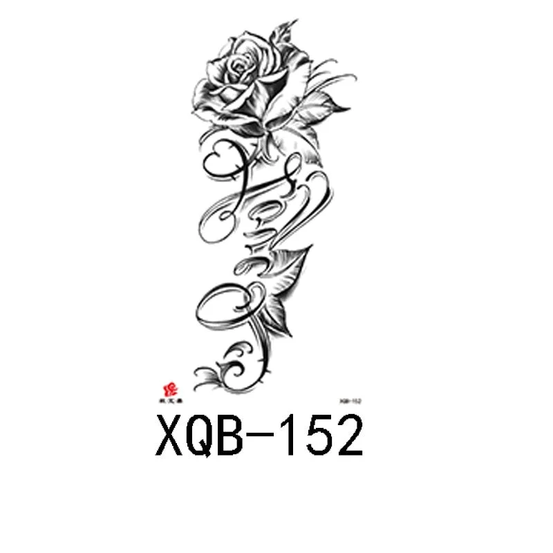 Small Full Arm Waterproof Tattoo Sticker Half Arm Arm Fierce Wolf Head Animal Arm Lasting European and American Tattoo Sticker