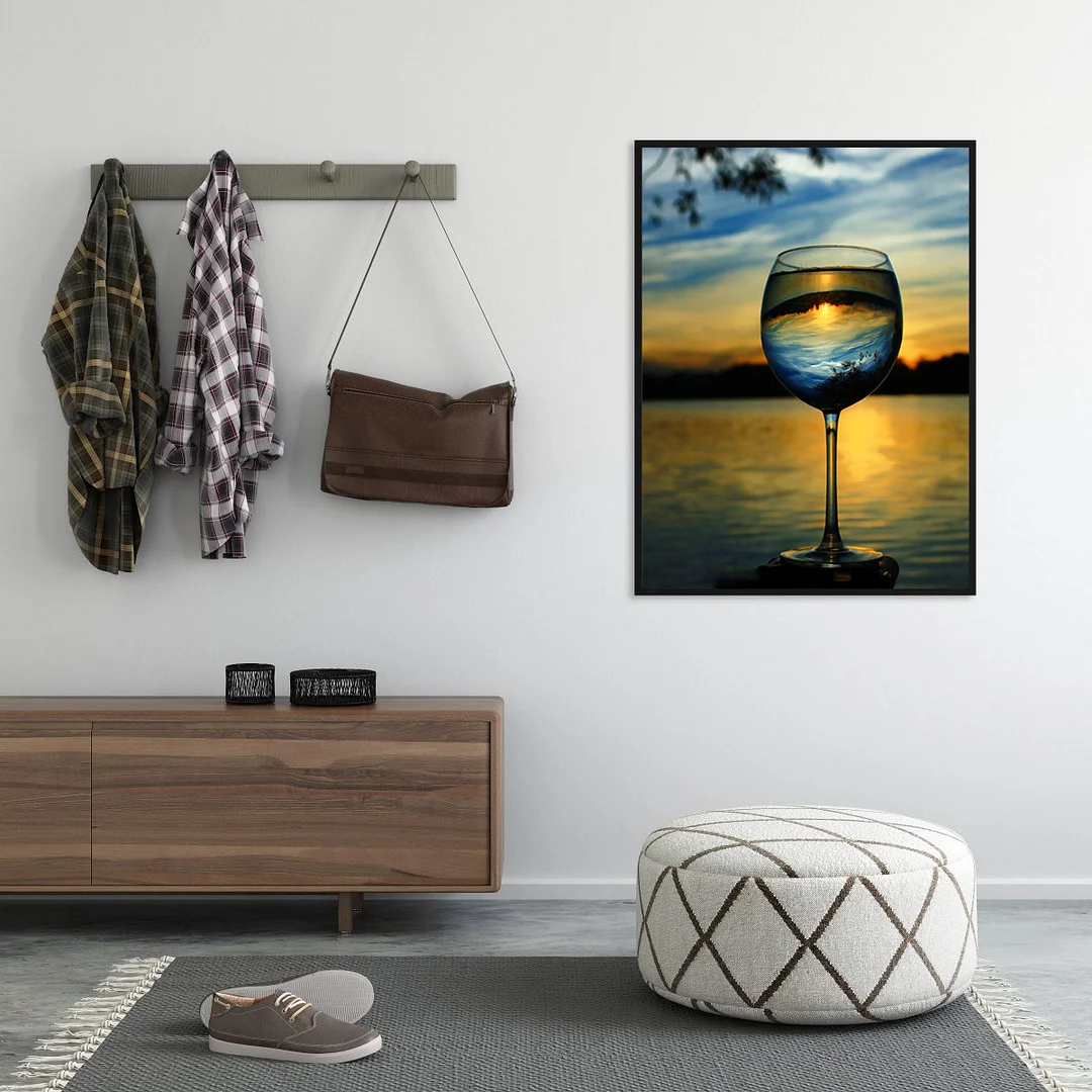 Glass Scenery - Paint By Number(40*50cm)