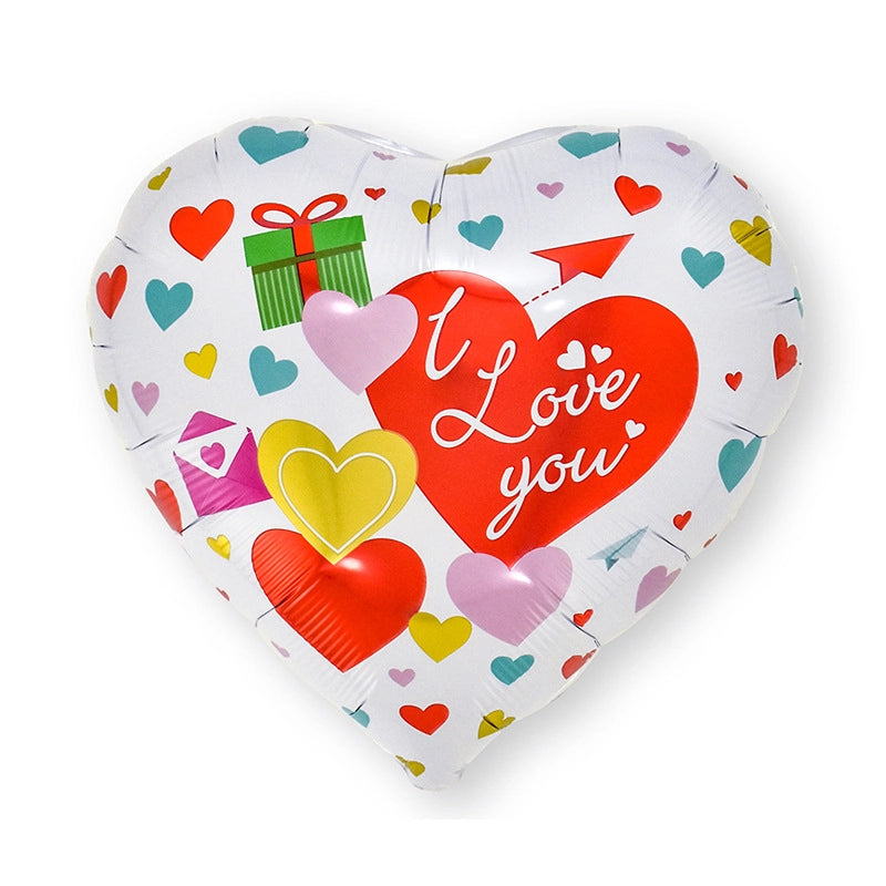 Vacation Minimalist Heart Shape Aluminum Film Travel Daily Balloons