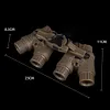 Flippable Night Vision Goggles Model Four-Eye Helmet Binocular NVG Mount Props