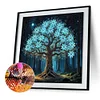DIY Partial Special Shaped Drill Diamond Painting-Tree