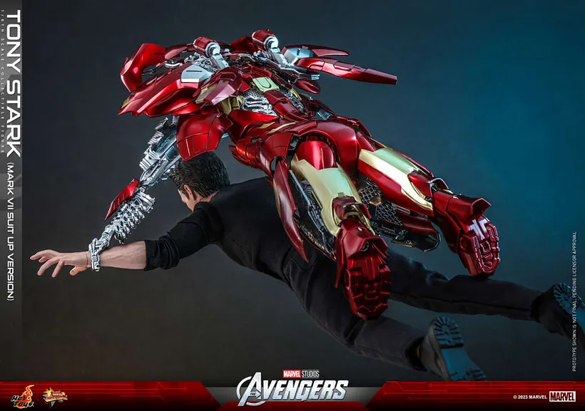 PRE-ORDER Hot Toys Iron Man Tony Stark (Mark Vii Suit Up Version